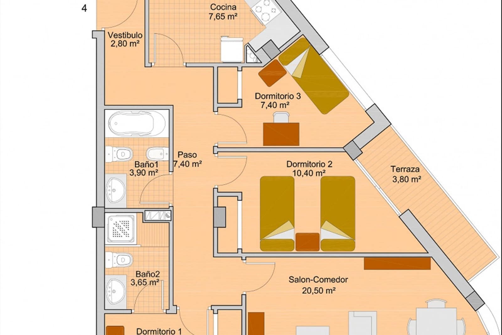 3 soverom Leilighet til salgs i San Miguel de Salinas med svømmebasseng garasje - € 169 000 (Ref: 8495294)
