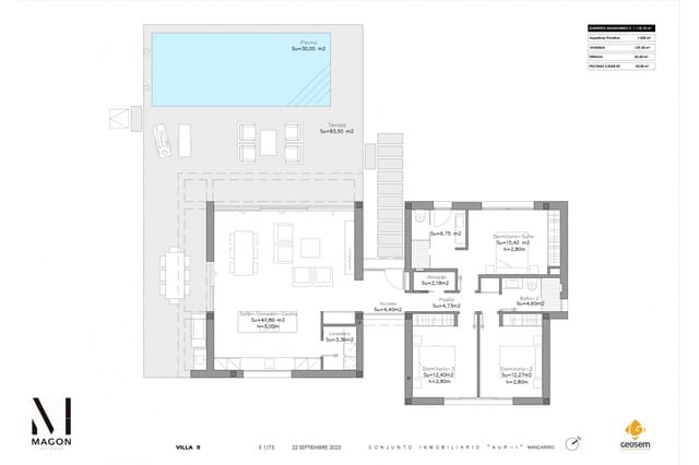 3 bedroom Villa for sale in Las Colinas Golf, Orihuela with pool - € 895,000 (Ref: 8600258)