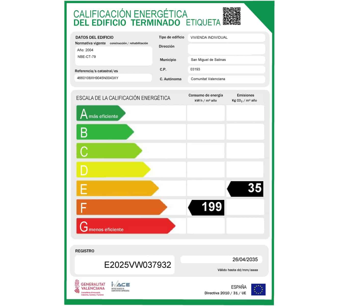 Apartamento de 2 habitaciones en San Miguel de Salinas en venta - 126.000 € (Ref: 8608773)
