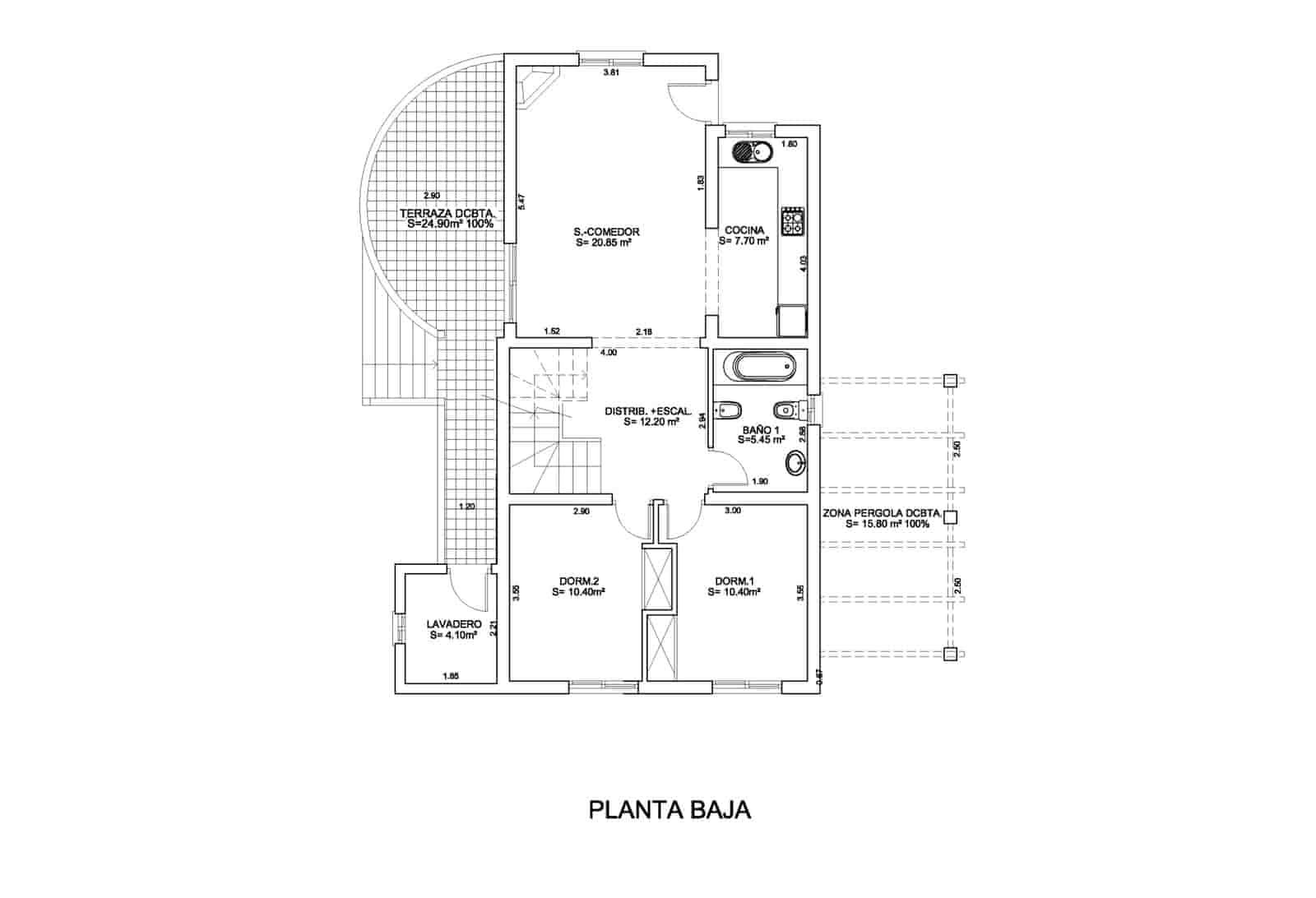 3 camera da letto Villa in vendita in San Miguel de Salinas con piscina - 340.000 € (Rif: 8611614)