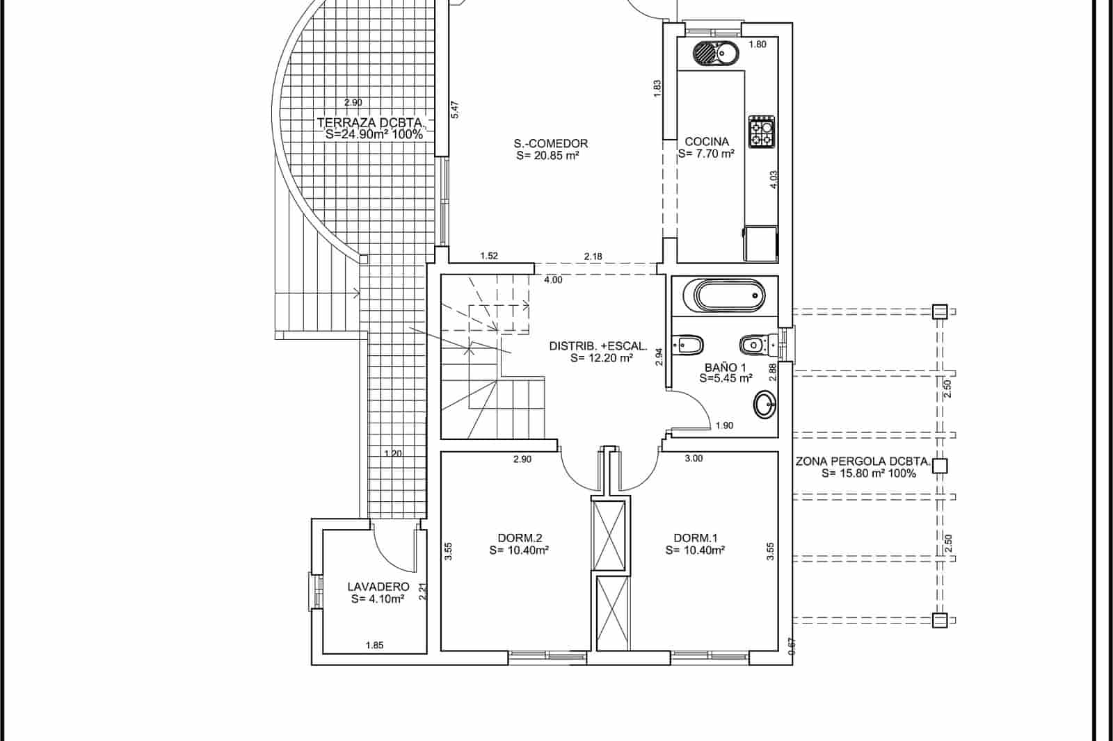 3 camera da letto Villa in vendita in San Miguel de Salinas con piscina - 340.000 € (Rif: 8611614)