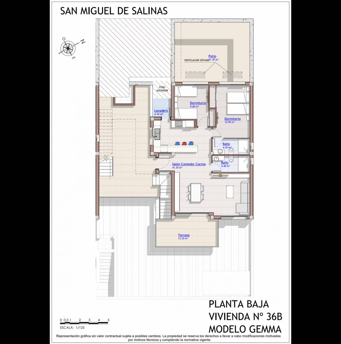 2 bedroom Apartment for sale in San Miguel de Salinas with pool - € 465,000 (Ref: 8651268)