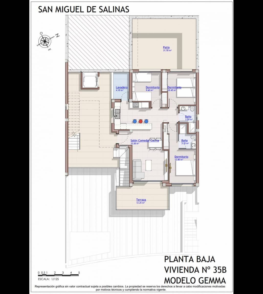 3 bedroom Apartment for sale in San Miguel de Salinas with pool - € 465,000 (Ref: 8651269)