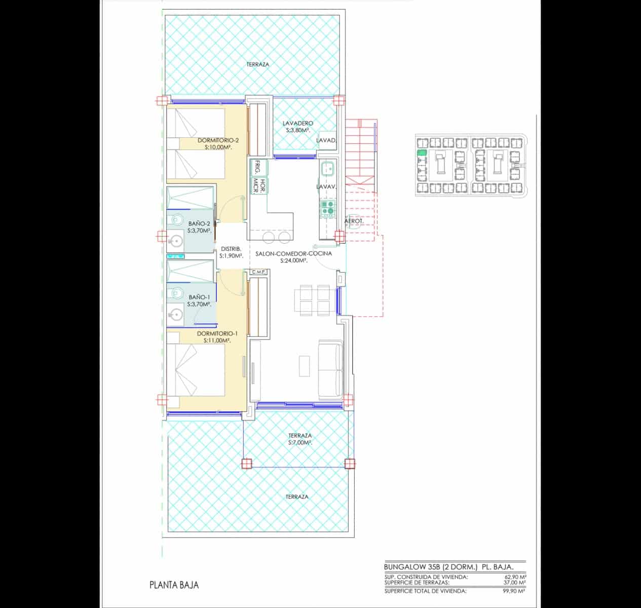 2 bedroom Apartment for sale in Torrevieja with pool garage - € 275,000 (Ref: 8651275)