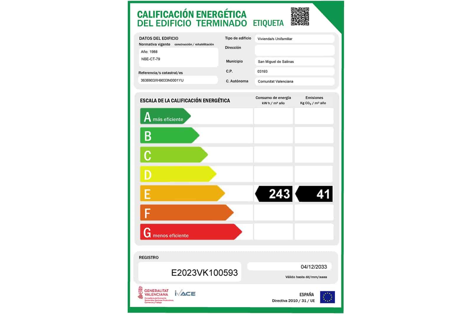 6 soverom Villa til salgs i San Miguel de Salinas med svømmebasseng garasje - € 649 000 (Ref: 8672178)