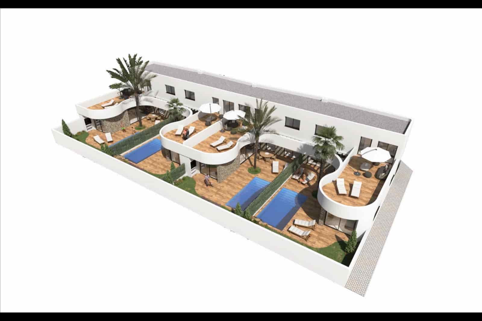 3 soveværelse Semi-Rækkehus til salg i Rojales med swimmingpool - € 399.000 (Ref: 8736465)