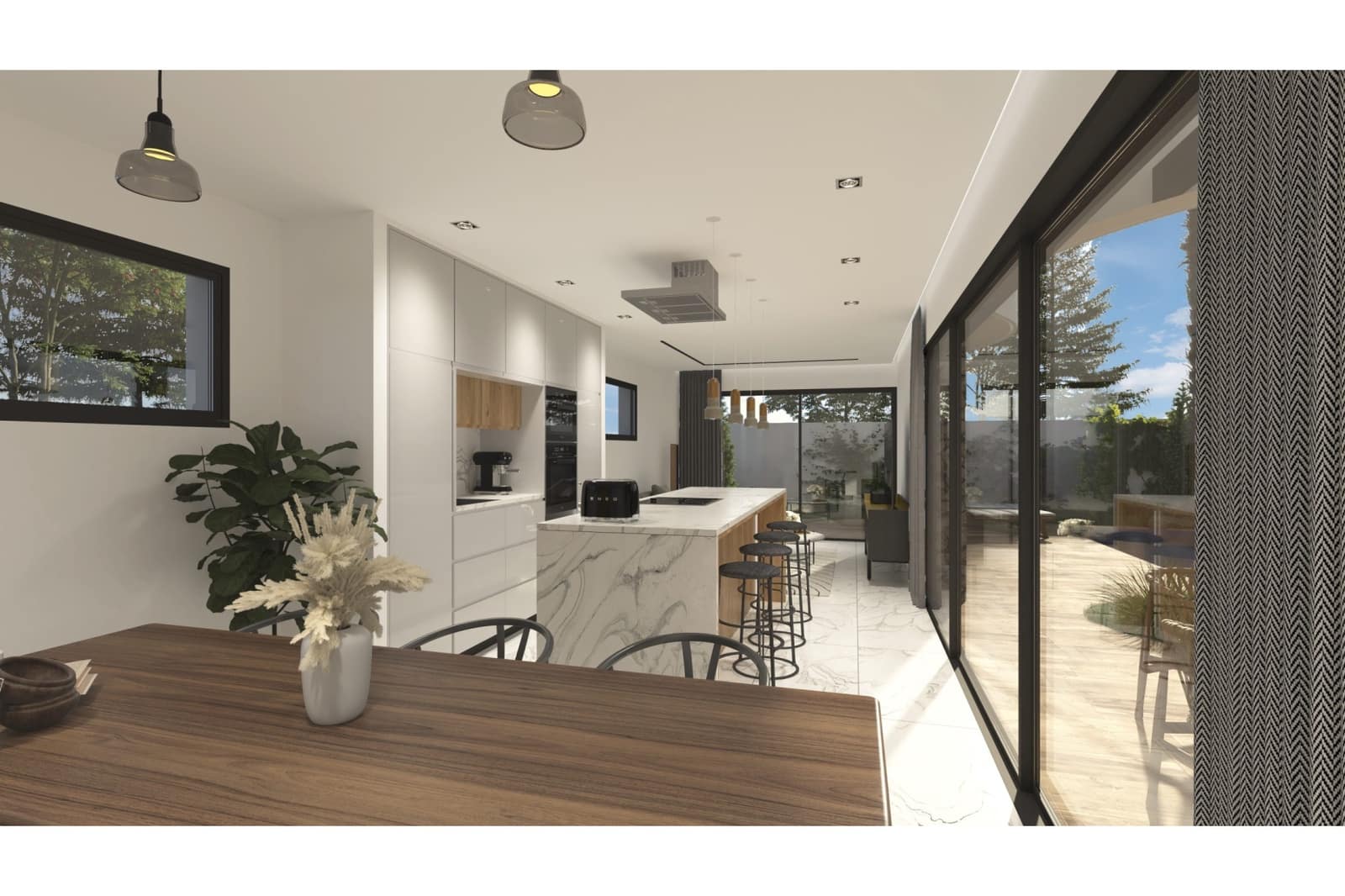 3 soveværelse Semi-Rækkehus til salg i Rojales med swimmingpool - € 399.000 (Ref: 8736465)