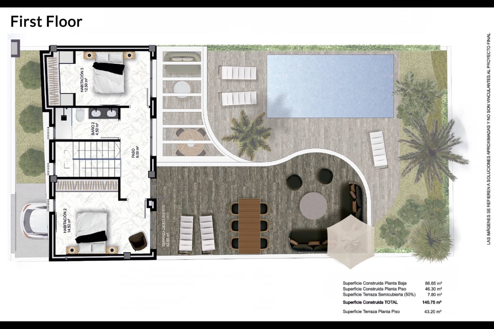 3 soveværelse Semi-Rækkehus til salg i Rojales med swimmingpool - € 399.000 (Ref: 8736465)