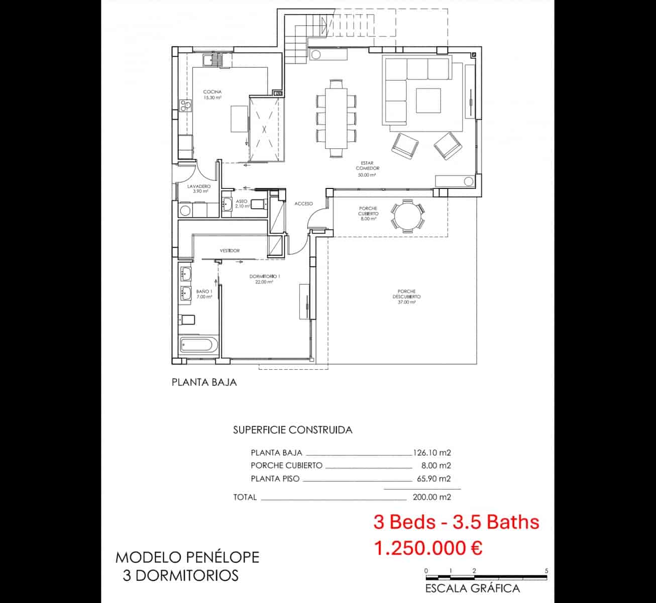 3 quarto Moradia para venda em San Miguel de Salinas com piscina - 875 000 € (Ref: 8769272)