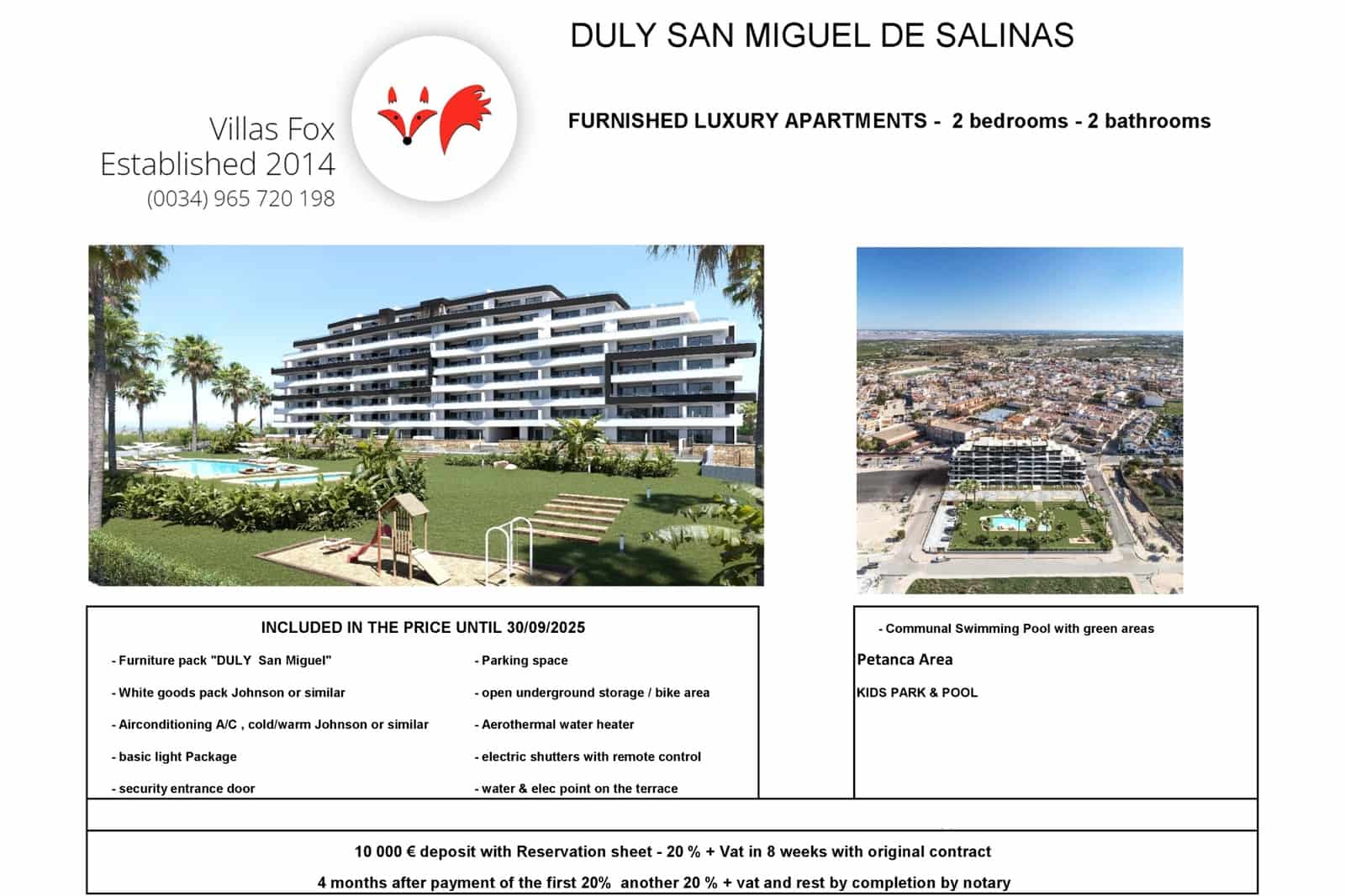 Apartamento de 2 habitaciones en San Miguel de Salinas en venta con piscina garaje - 219.000 € (Ref: 8942184)