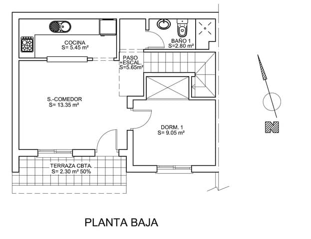 3 soverom Hus til salgs i San Miguel de Salinas - € 170 000 (Ref: 8998028)
