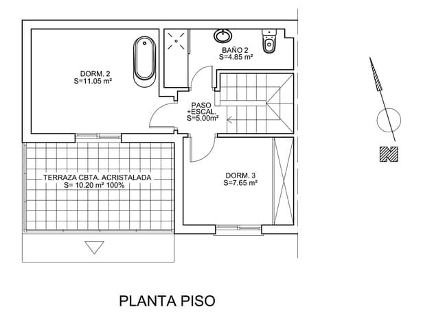 3 soverom Hus til salgs i San Miguel de Salinas - € 170 000 (Ref: 8998028)