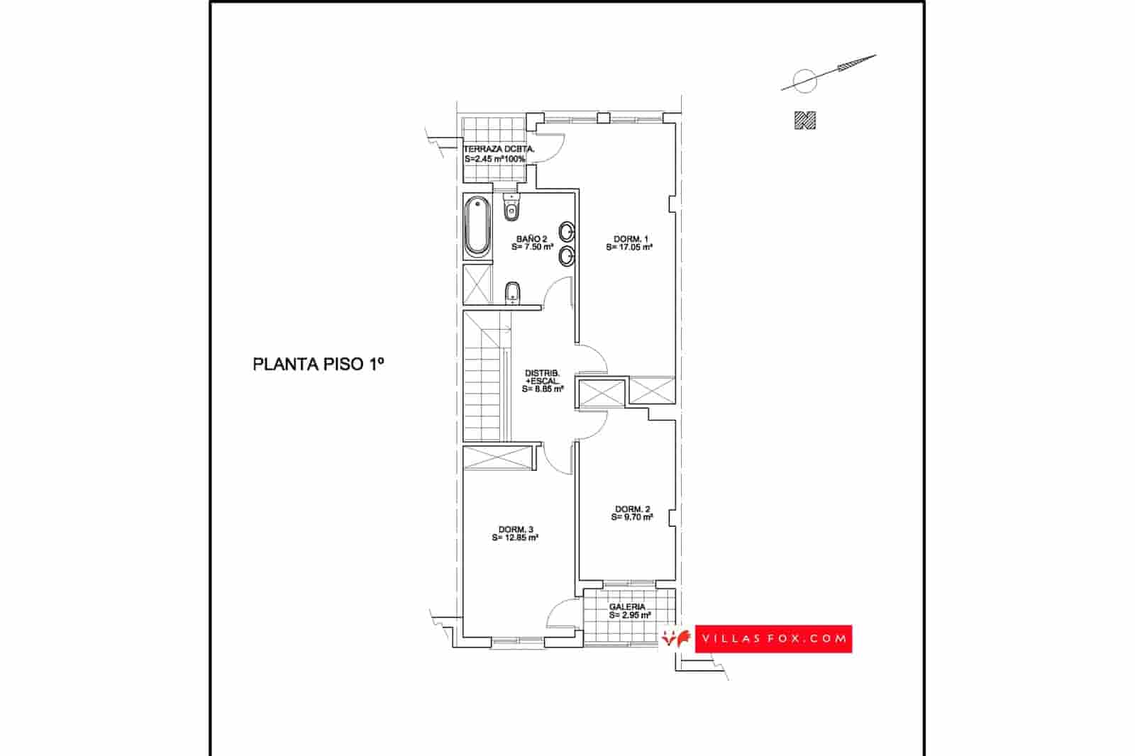 3 soverom Hus til salgs i San Miguel de Salinas med svømmebasseng garasje - € 249 000 (Ref: 9024970)