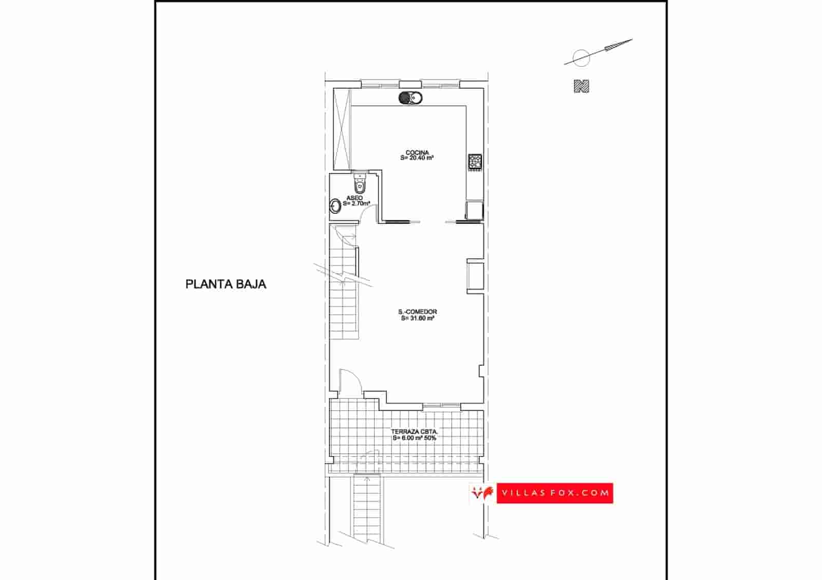 3 soverom Hus til salgs i San Miguel de Salinas med svømmebasseng garasje - € 249 000 (Ref: 9024970)