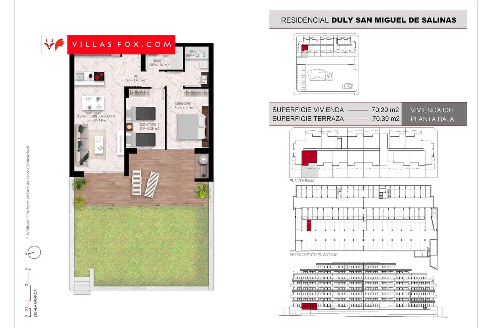 2 soveværelse Lejlighed til salg i San Miguel de Salinas med swimmingpool garage - € 219.000 (Ref: 9170402)