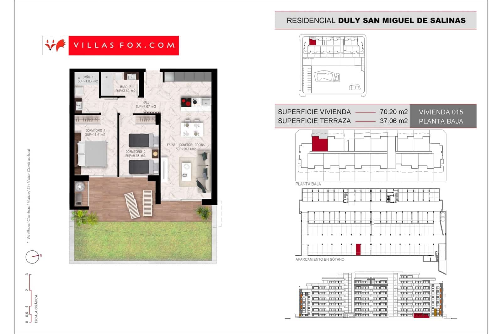 2 soveværelse Lejlighed til salg i San Miguel de Salinas med swimmingpool garage - € 219.000 (Ref: 9170402)