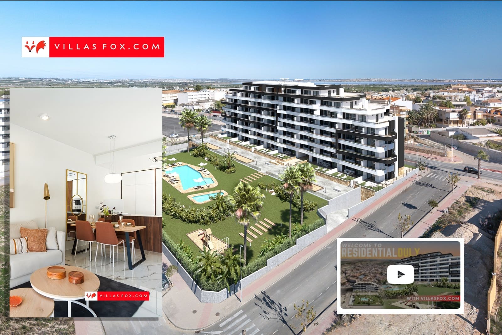 2 soveværelse Lejlighed til salg i San Miguel de Salinas med swimmingpool garage - € 219.000 (Ref: 9170402)