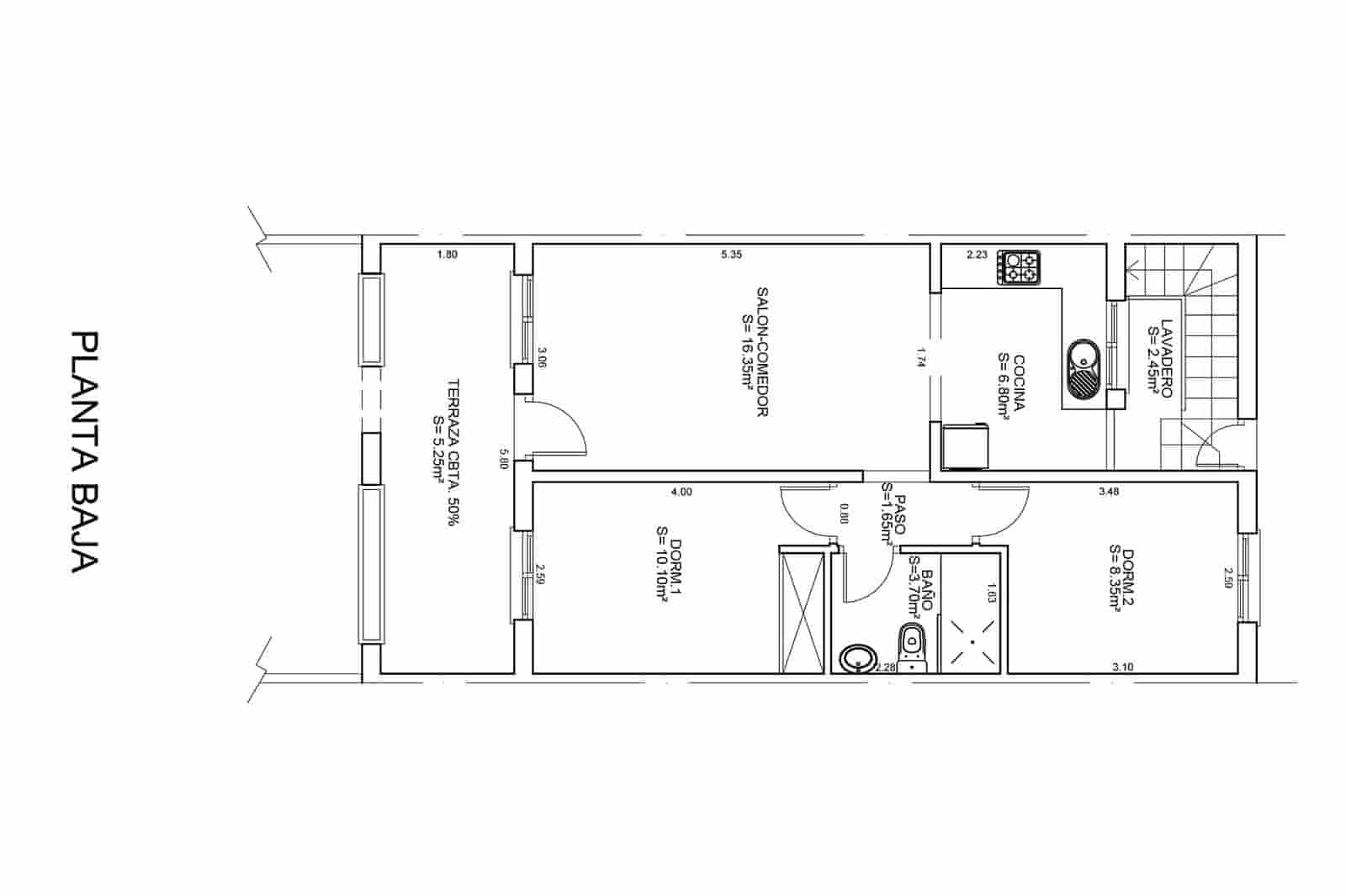 2 soverom Hus til salgs i San Miguel de Salinas - € 135 000 (Ref: 9177127)