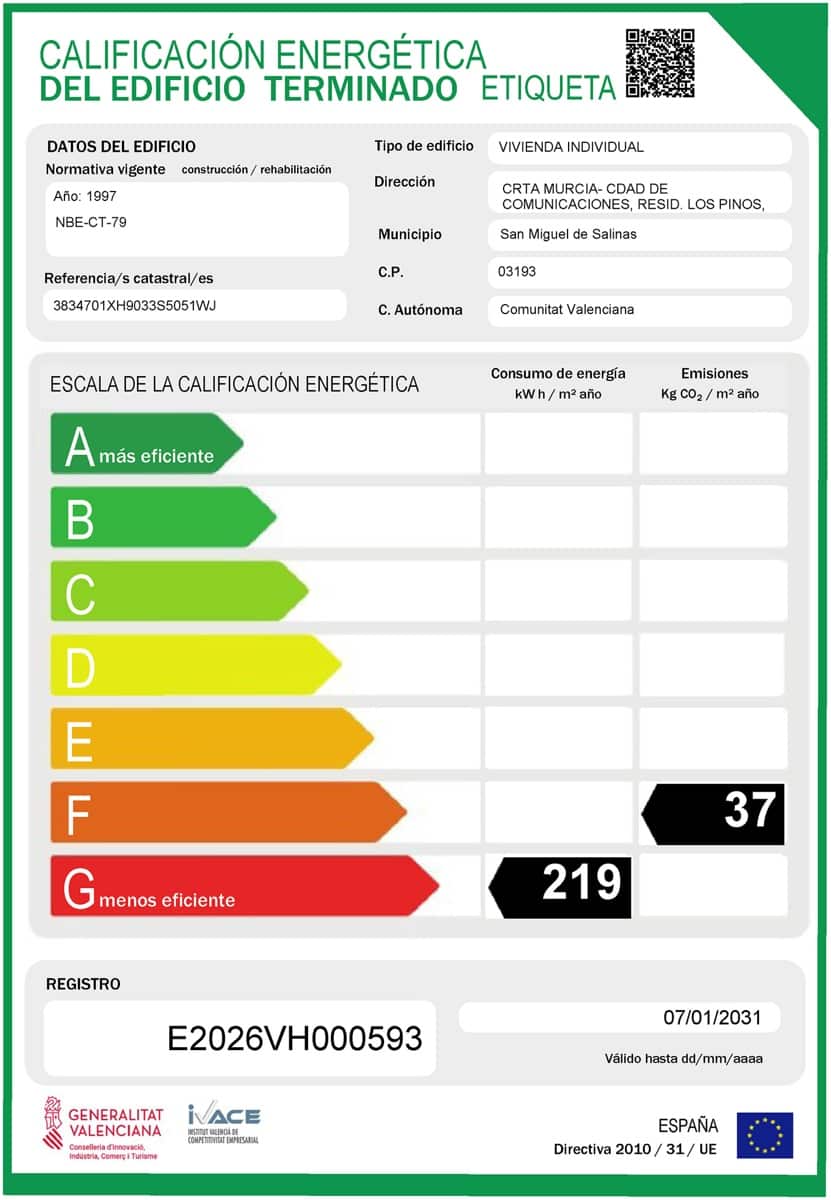 2 makuuhuone Huoneisto myytävänä paikassa San Miguel de Salinas - 139 000 € (Ref: 9206138)