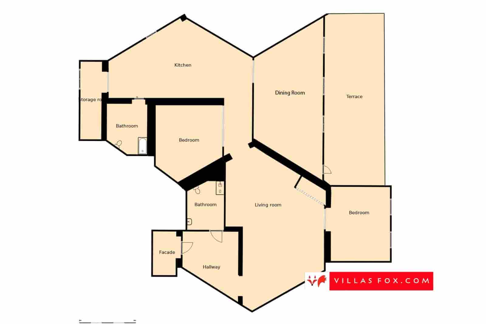 2 makuuhuone Huoneisto myytävänä paikassa San Miguel de Salinas - 139 000 € (Ref: 9206138)