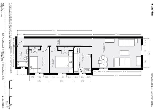 2 bedroom Apartment for sale in San Miguel de Salinas - € 99,000 (Ref: 9353990)