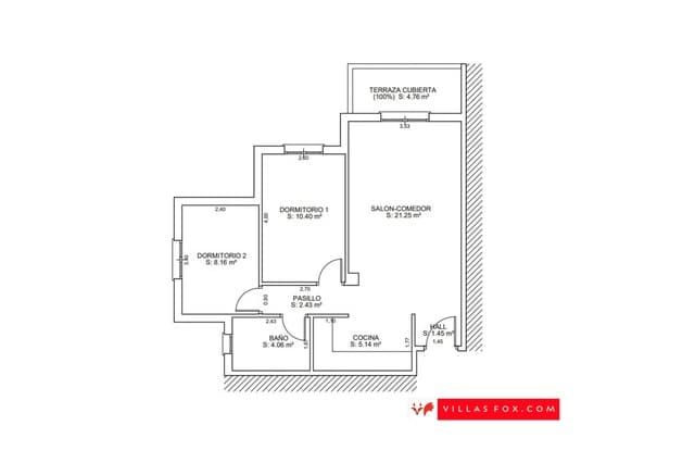 2 soveværelse Lejlighed til salg i San Miguel de Salinas med swimmingpool - € 129.000 (Ref: 9448514)