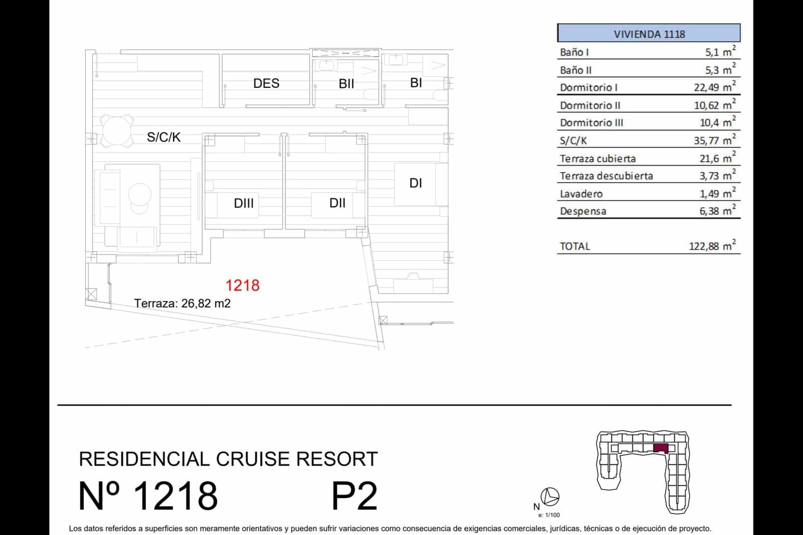 3 sovrum Lägenhet till salu i San Miguel de Salinas med pool garage - 264 900 € (Ref: 9466018)