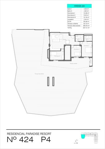 3 sovrum Lägenhet till salu i San Miguel de Salinas med pool garage - 399 900 € (Ref: 9504691)