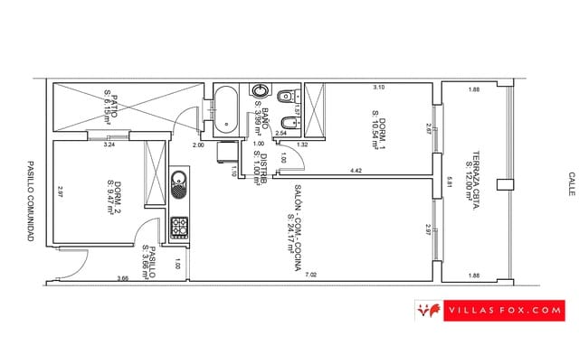 2 bedroom Apartment for sale in San Miguel de Salinas with pool garage - € 135,000 (Ref: 9519384)