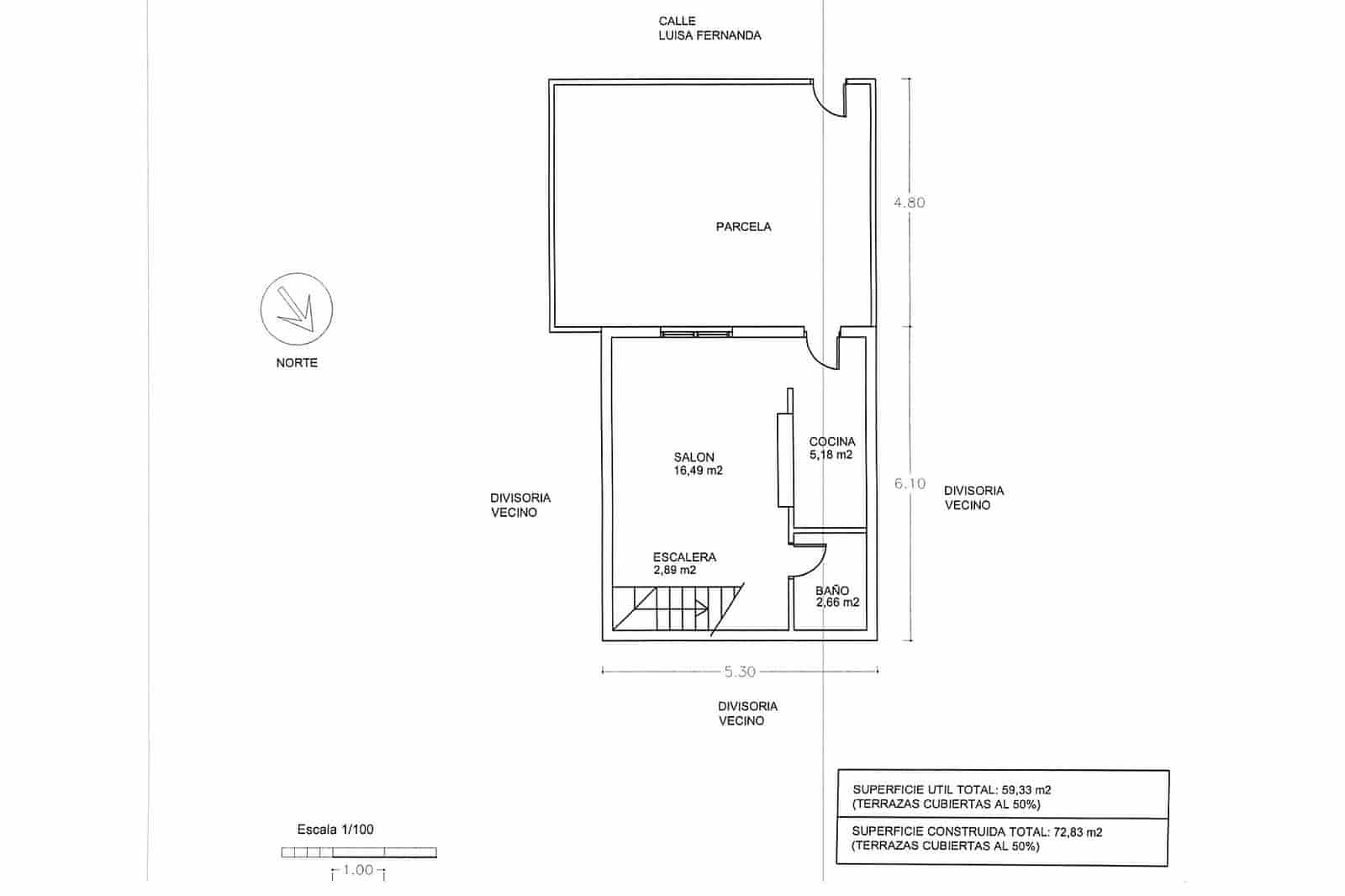 Casa de 2 habitaciones en San Miguel de Salinas en venta - 129.000 € (Ref: 9532326)