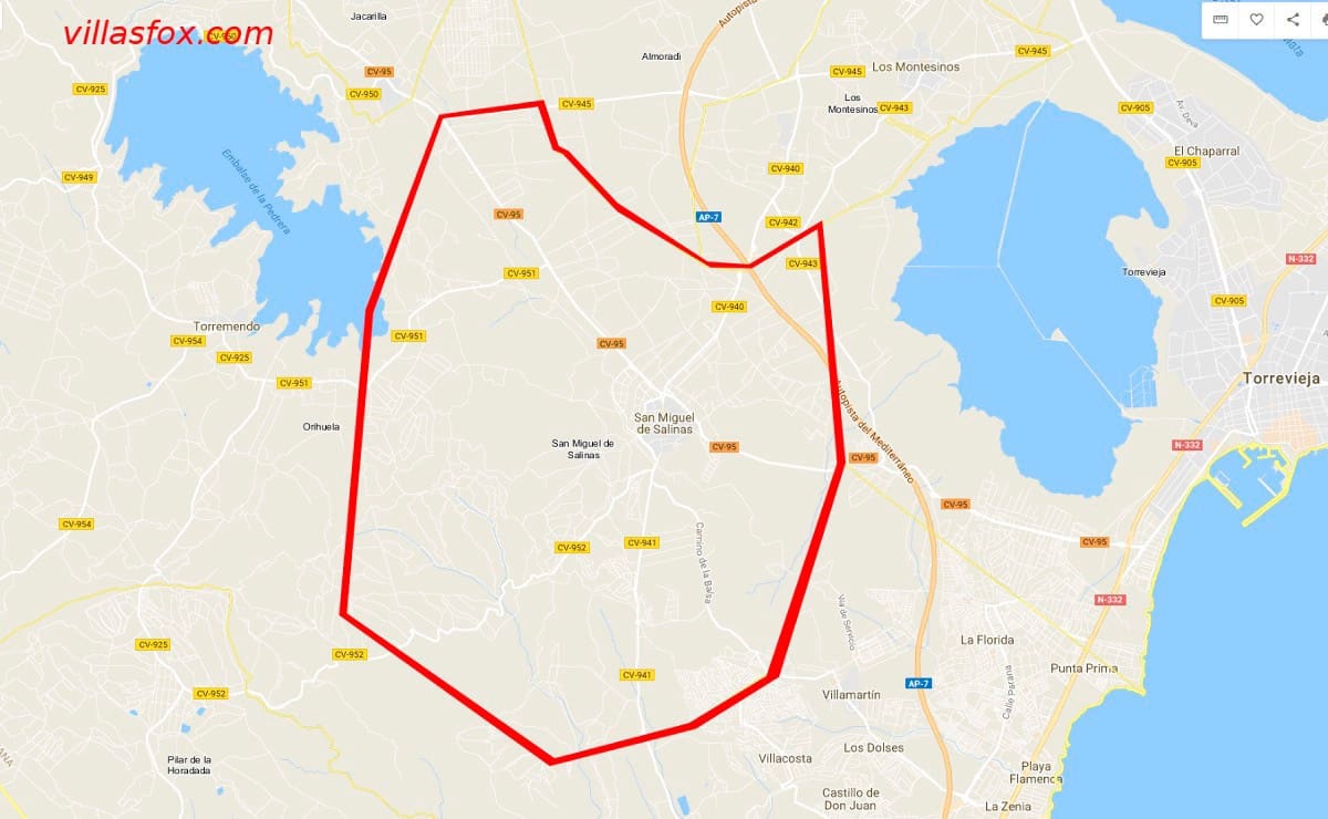 2 makuuhuone Huoneisto myytävänä paikassa San Miguel de Salinas mukana uima-altaan - 243 800 € (Ref: 9544550)