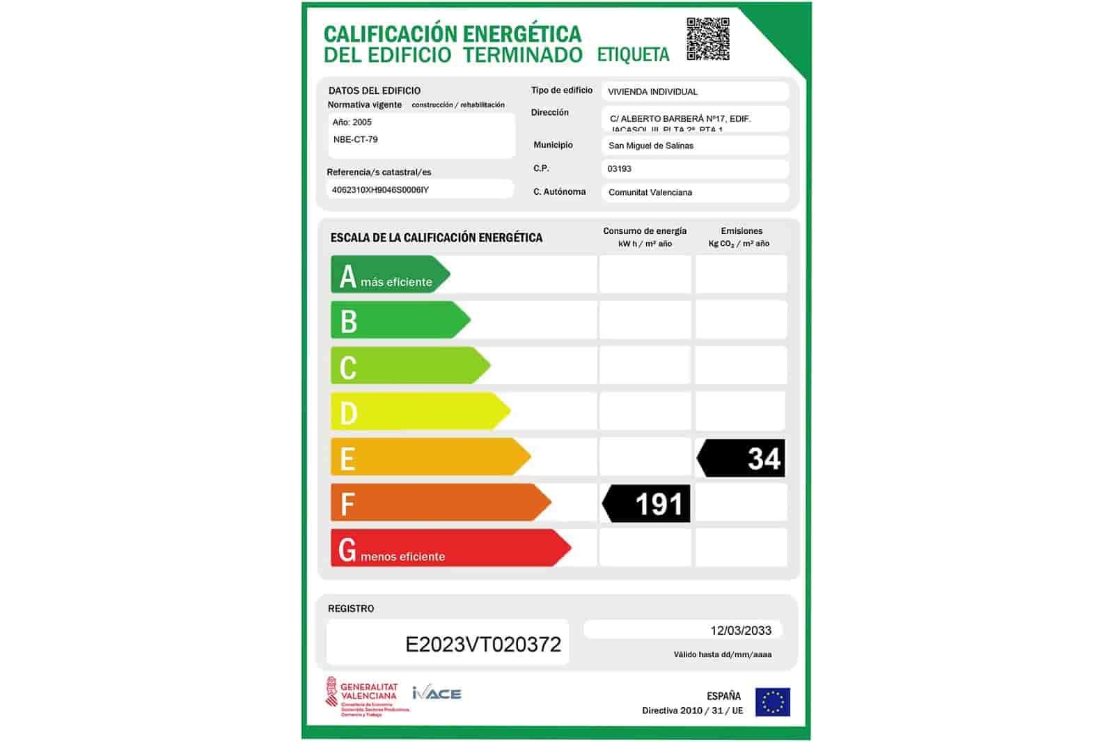 2 slaapkamer Appartement te koop in San Miguel de Salinas met garage - € 95.000 (Ref: 9547144)