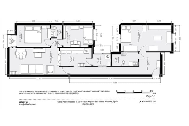 Apartamento de 4 habitaciones en San Miguel de Salinas en venta con garaje - 155.000 € (Ref: 9963414)