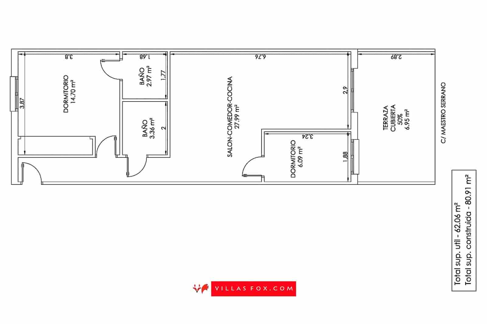 2 chambre Appartement à vendre à San Miguel de Salinas avec piscine garage - 139 000 € (Ref: 9991835)