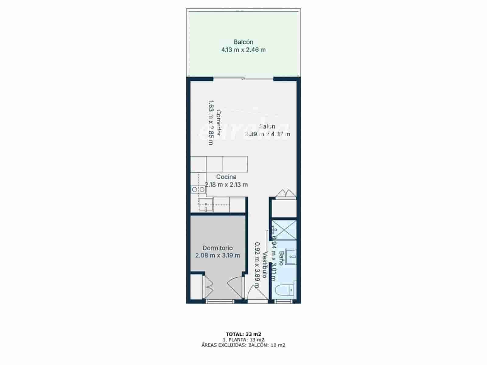 1 bedroom Flat for sale in Roses with garage - € 399,000 (Ref: 9713576)